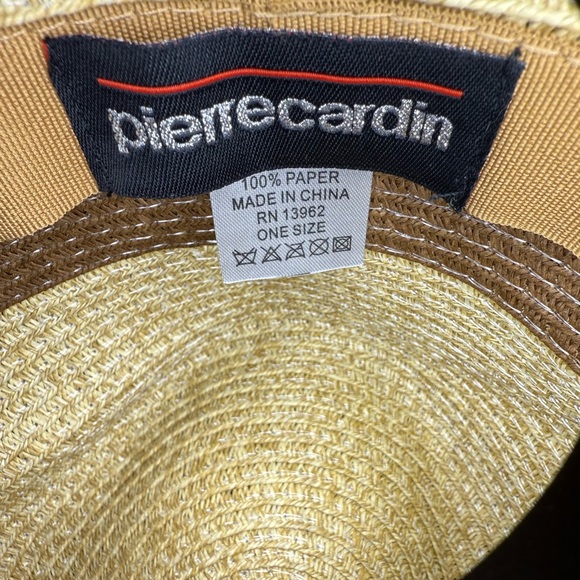 Pierre Cardin Stylish Cream & Tan Fedora Hat - Picture 6 of 8